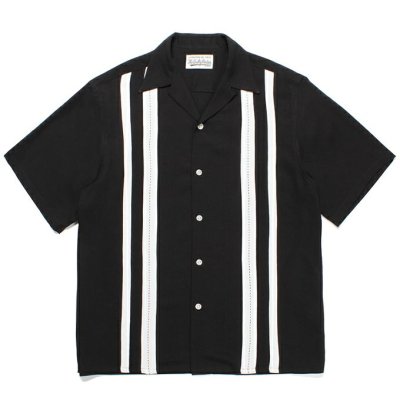 WACKO MARIA/拾ޥꥢ/TWO-TONE 50'S SHIRT ( TYPE-2 )/ġȡ50's/BLACK