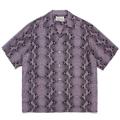 WACKO MARIA/拾ޥꥢ/HAWAIIAN SHIRT S/S ( TYPE-7 )/ϥ磻󥷥/ѥ/PURPLE