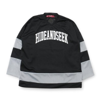 Hide and Seek/ϥɥɥ/Hockey Shirt/󥰥꡼֥ۥå/(BLACK)