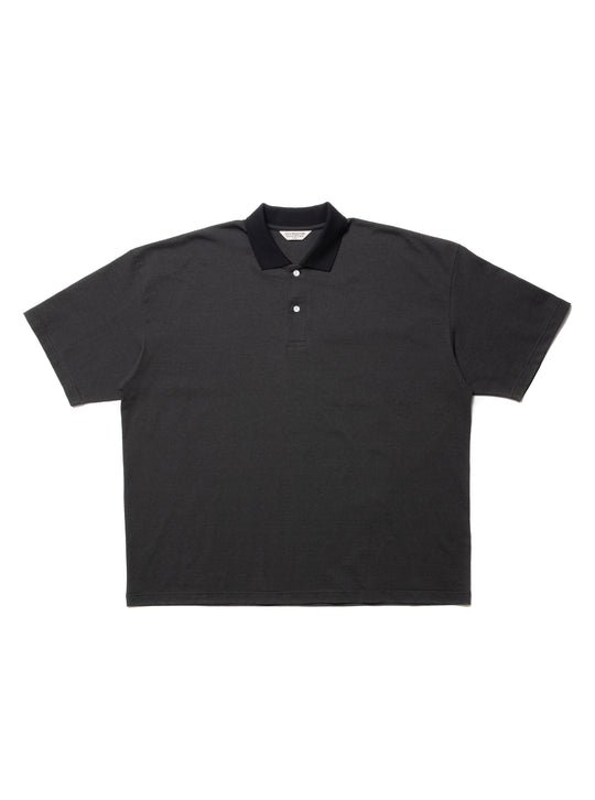 COOTIE/クーティー/OPEN END YARN BORDER S/S POLO/ポロシャツ/BLACK 
