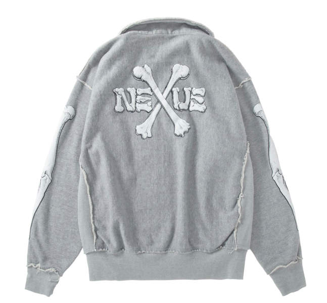 NEXUS VII/ネクサスセブン/BORNES SNAP PULLOVER SWEAT/ボーンスナップ