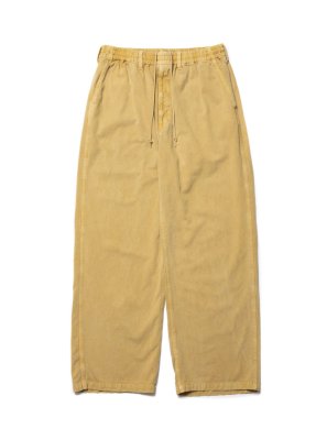 COOTIE/ƥ/PIGMENT DYED HARD TWISTED YARN EASY PANTS/ԥȥ/ѥ/YELLOW