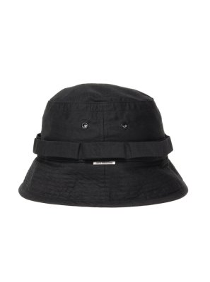 COOTIE/ƥ/Back Satin Boonie Bucket Hat/֡󡼥Хåȥϥå/BLACK