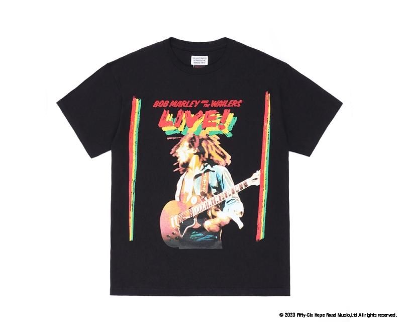 WACKO MARIA/ワコマリア/BOB MARLEY / CREW NECK T-SHIRT/ボブマーリー ...