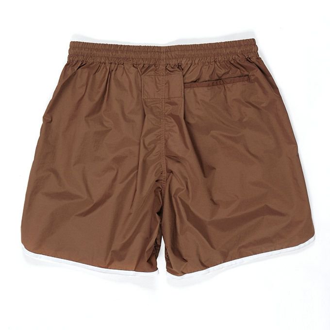 WACKO MARIA ATHLETIC SHORTS BROWN-