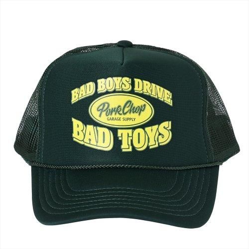 PORK CHOP/ポークチョップ/BAD TOYS CAP/メッシュキャップ/DARK GREEN