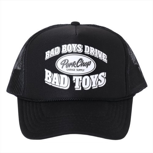 PORK CHOP/ポークチョップ/BAD TOYS CAP/メッシュキャップ/BLACK - EMILIANO ONLINE  SHOP｜RADIALL,DELUXE,WACKO MARIA/ラディアル,デラックス,ワコマリア通販