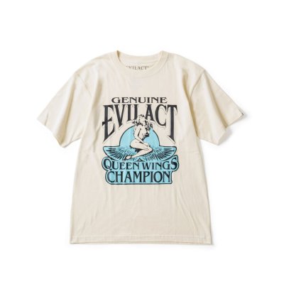 EVILACT/֥륢/QUEEN WINGS Ts S/S/󥦥󥰥T/IVORY
