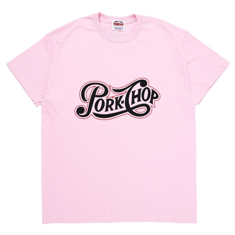 PORK CHOP /ポークチョップ/PPS TEE/プリントティーシャツ/LIGHT PINK