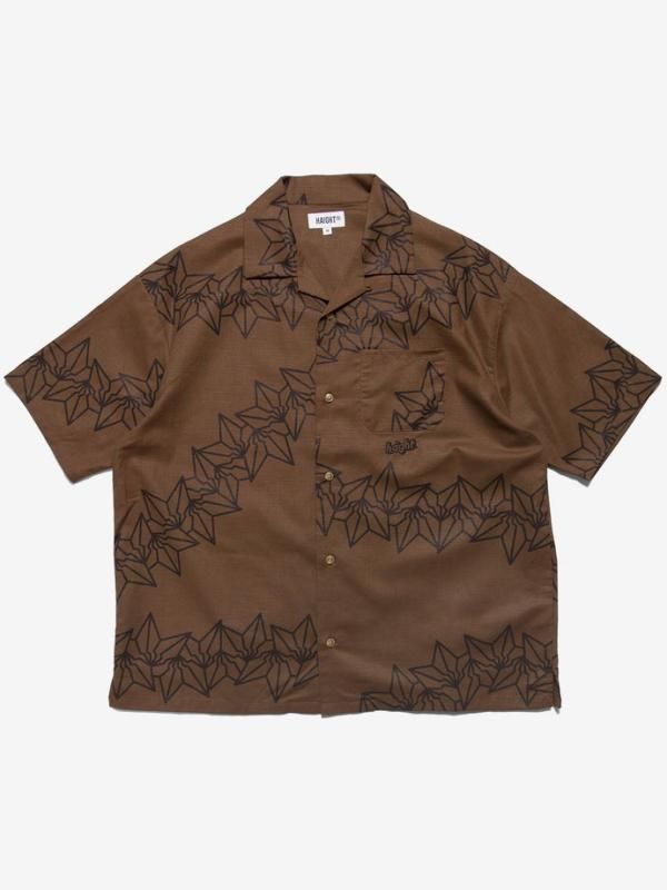 HAIGHT / BAKIBAKI OPEN COLLAR SHIRT ヘイト HAIGHT/ヘイト/BAKIBAKI OPEN COLLAR SHIRT/オープンカラーシャツ