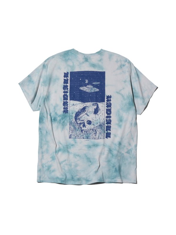 RADIALL/ラディアル/NAMAZU - CREW NECK T-SHIRT S/S/ナマズ/BLUE-TIE