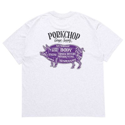 PORK CHOP/ݡå/PORK BACK TEE/ݡХåTEE/GRAY