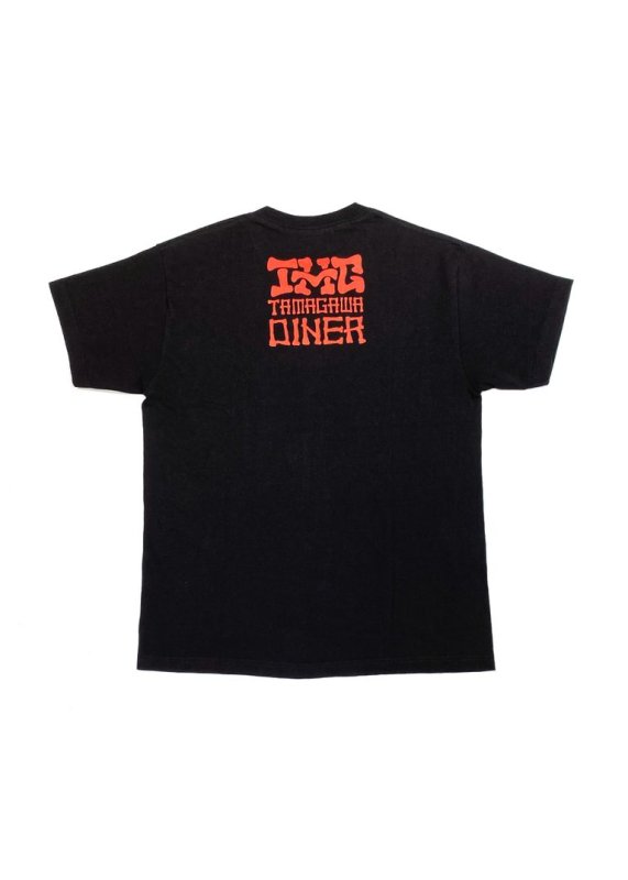 M&M/エムアンドエム/TAMAGAWA DINER×M&M CUSTOM PERFORMANCE×MASSES/PRINT T-SHIRT /プリントティーシャツ/BLACK - EMILIANO ONLINE SHOP｜RADIALL,DELUXE,WACKO  MARIA/ラディアル,デラックス,ワコマリア通販