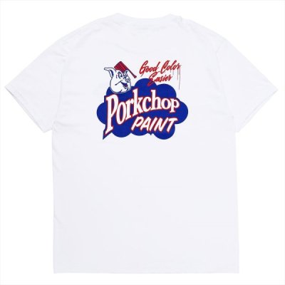 PORK CHOP/ݡå/PORKCHOP PAINT TEE/ݡåץڥTEE/WHITE