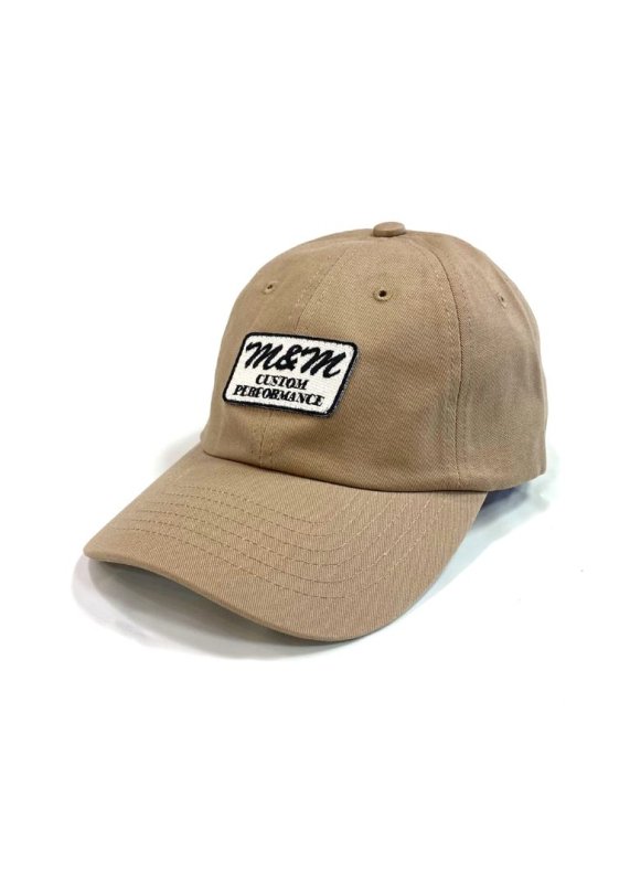 M&M/エムアンドエム/COTTON TWILL LOW CAP/ワッペンコットンキャップ/S