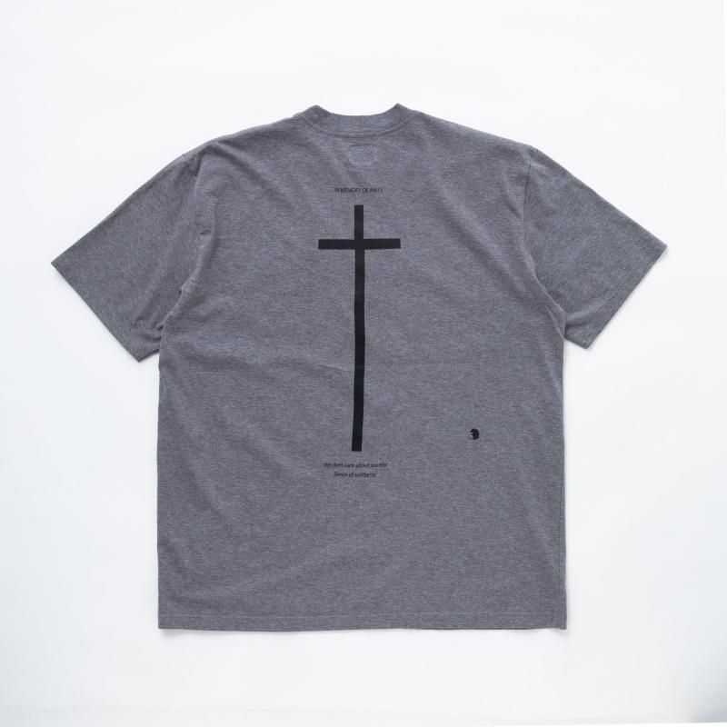 RATS/ラッツ/CROSS TEE/プリントティーシャツ/GRAY×WHITE - EMILIANO ONLINE SHOP|RADIALL ,DELUXE,WACKO MARIA/ラディアル,デラックス,ワコマリア通販 RATS/ラッツ/CROSS TEE/プリントティーシャツ/GRAY×WHITE - EMILIANO ONLINE SHOP|RADIALL ,DELUXE,WACKO MARIA/ラディアル,デラックス,ワコマリア通販