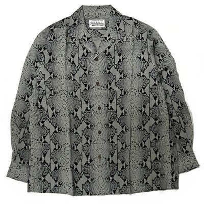 WACKO MARIA/拾ޥꥢ/HAWAIIAN SHIRT L/S (TYPE-1)/GRAY