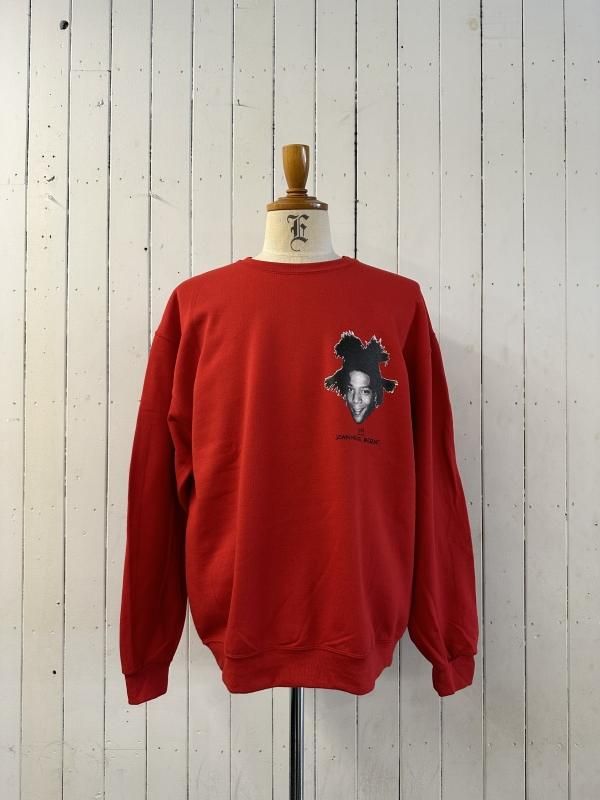 WACKO MARIA BASQUIAT SWEAT SHIRT バスキア 赤-