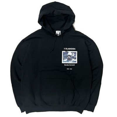 WACKO MARIA/拾ޥꥢ/DAVIDE SORRENTI/PULLOVER HOODED SWEAT SHIRT(TYPE-1)/BLACK