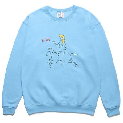 WACKO MARIA/拾ޥꥢ/CREW NECK SWEAT SHIRT ( TYPE-1 )/롼ͥåå/BLUE