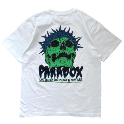 PARADOX/パラドックス/BLOW AWAY T-shirts/プリントティーシャツ/WHITE