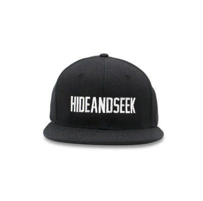 Hide and Seek/ハイドアンドシーク/Logo Baseball CAP/ベースボールキャップ/BLACK