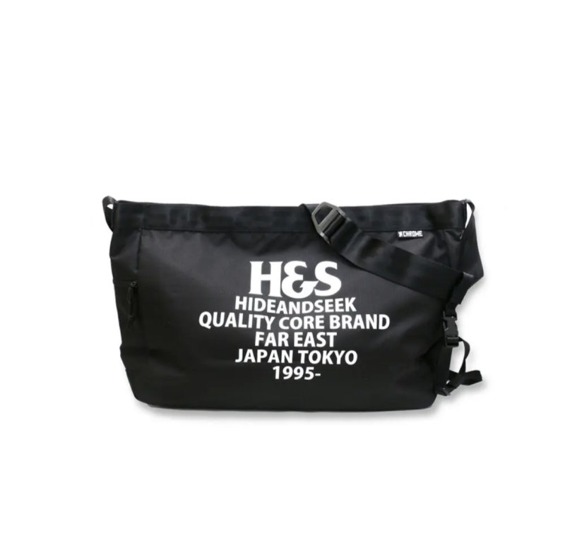 Hide and Seek/ハイドアンドシーク/Newspaper Messenger Bag/メッセンジャーバック/BLACK - EMILIANO  ONLINE SHOP｜RADIALL