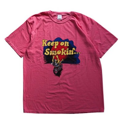 RUTHLESS/ルースレス/Keep On Smokin S/S TEE/プリントティーシャツ/RED