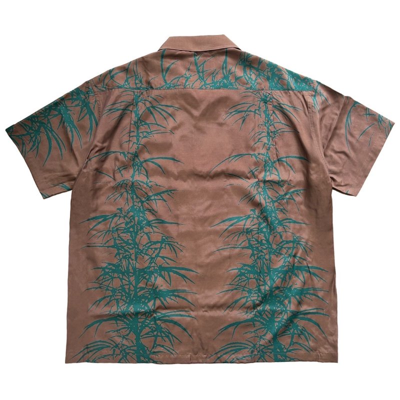 EXODUS/エクソダス/EXODUS ×RUEED HAWAIIAN SHIRT/ハワイアンシャツ/BROWN×GREEN - EMILIANO  ONLINE SHOP｜RADIALL,DELUXE,WACKO MARIA/ラディアル,デラックス,ワコマリア通販