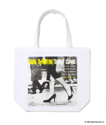 WACKO MARIA/拾ޥꥢ/BLUE NOTE / TOTE BAG ( TYPE-2 )/ȡȥХå/WHITE