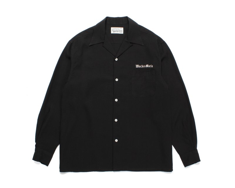 ワコマリア　50s オープンカラーシャツ　新品未開封　ブラックブラック