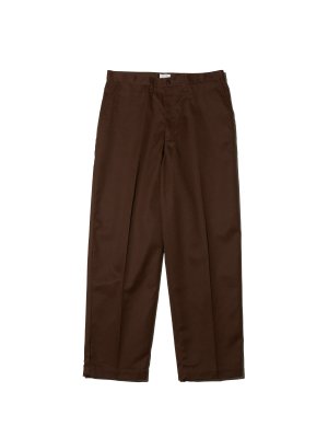 RADIALL/ラディアル/CNQ MOTOWN - WIDE TAPERED FIT PANTS/ワイドテーパードワークパンツ/BROWN