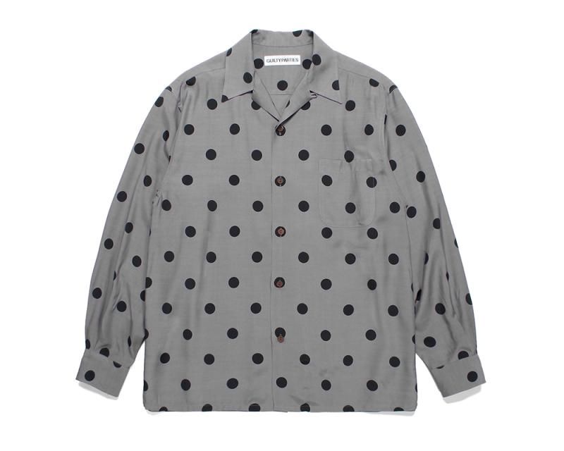 WACKO MARIA/ワコマリア/DOTS OPEN COLLAR SHIRT/ドットオープンカラー