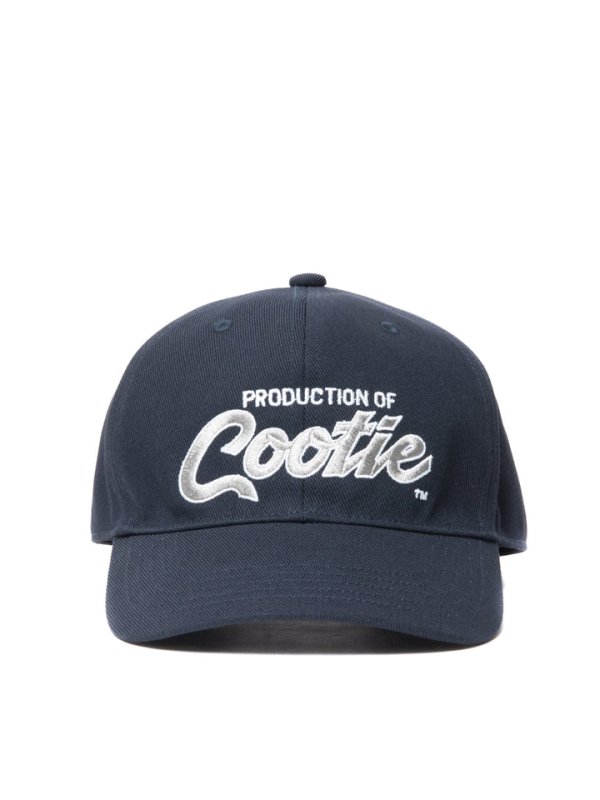 COOTIE/クーティー/Embroidery T/C Gabardine 6 Panel Cap (PRODUCTION