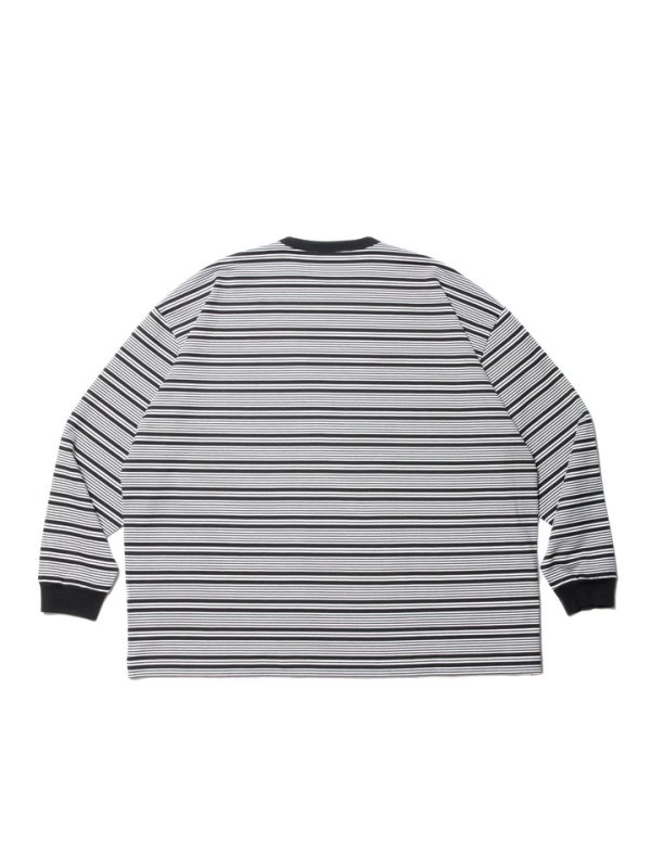 COOTIE/クーティー/Supima Border Oversized L/S Tee/ボーダーオーバー