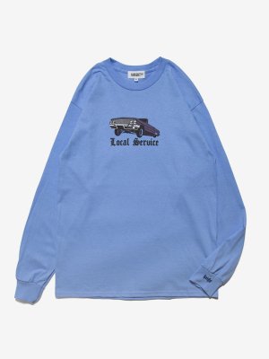 HAIGHT/ヘイト/LOCAL SERVICE LS Tee/プリントロングスリーブティーシャツ/CAL BLUE