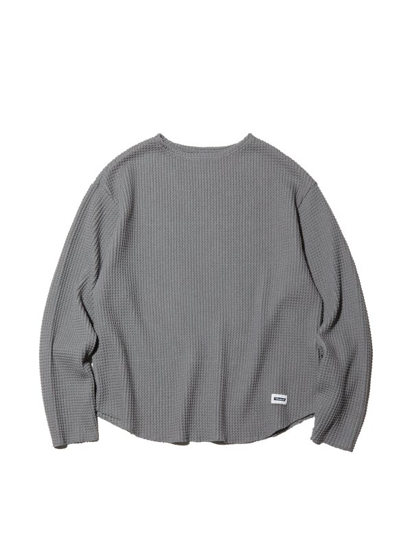 RADIALL/ラディアル/BIG WAFFLE - BOAT NECK T-SHIRT L/S/ビッグ