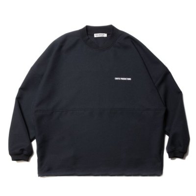 COOTIE/ƥ/Polyester Twill Football L/S Tee/եåȥܡ륷/BLACK