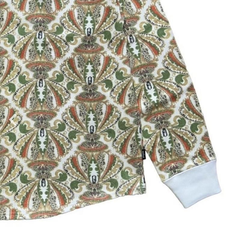 EXODUS/エクソダス/ORIENTAL BUDDHA WAFFLE HENLEY NECK SHIRTS