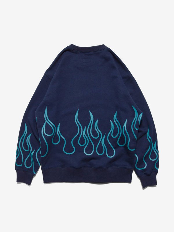 HAIGHT/ヘイト/FLAMES CREWNECK SWEAT/クルーネック