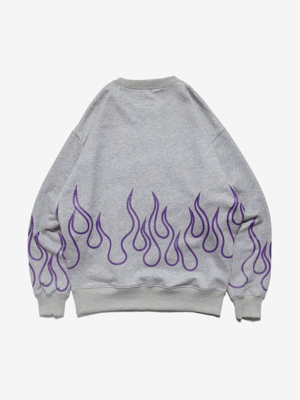 HAIGHT/ヘイト/FLAMES CREWNECK SWEAT/クルーネック