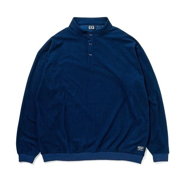 430/フォーサーティー/L/S HENRY NECK GRID THERMAL C&S/ロング