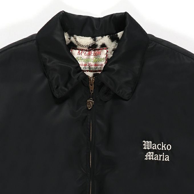 WACKO MARIA/ワコマリア/MCGREGER / NYLON ANTI-FREEZE JACKET ( TYPE-1 )/ アンチフリーズジャケット/BLACK - EMILIANO ONLINE SHOP｜RADIALL,DELUXE,WACKO MARIA /ラディアル,デラックス,ワコマリア通販