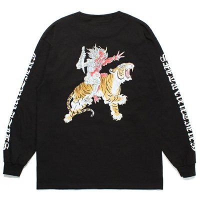 WACKO MARIA/拾ޥꥢ/TIM LEHI / CREW NECK LONG SLEEVE T-SHIRT ( TYPE-3 )/ץȥ󥰥꡼֥ƥ/BLACK