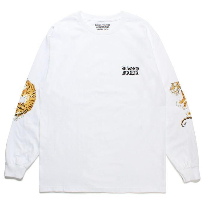 CREW NECK LONG SLEEVE T-SHIR ワコマリアTシャツ/カットソー(七分