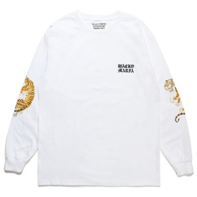 WACKO MARIA/拾ޥꥢ/TIM LEHI / CREW NECK LONG SLEEVE T-SHIRT ( TYPE-2 )/ץȥ󥰥꡼֥ƥ/WHITE