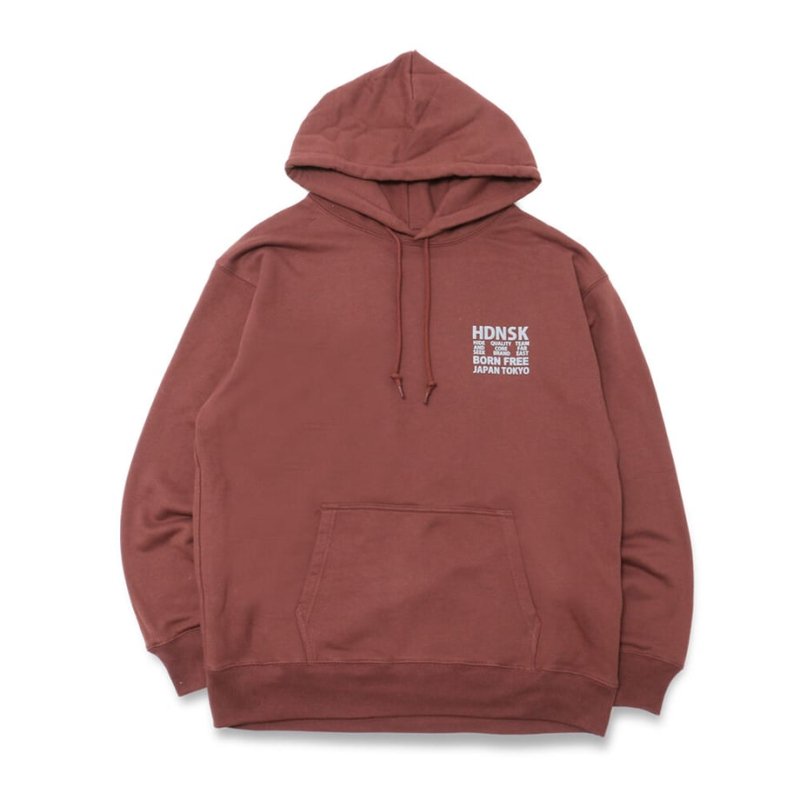 Hide and Seek/ハイドアンドシーク/Flame Hooded Sweat Shirt/プリントスウェットパーカー/BROWN -  EMILIANO ONLINE SHOP｜RADIALL,DELUXE,WACKO MARIA/ラディアル,デラックス,ワコマリア通販