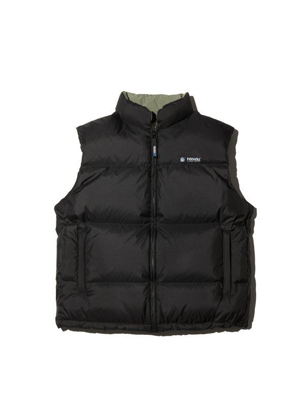 RADIALL DOWN VEST 黒 M-