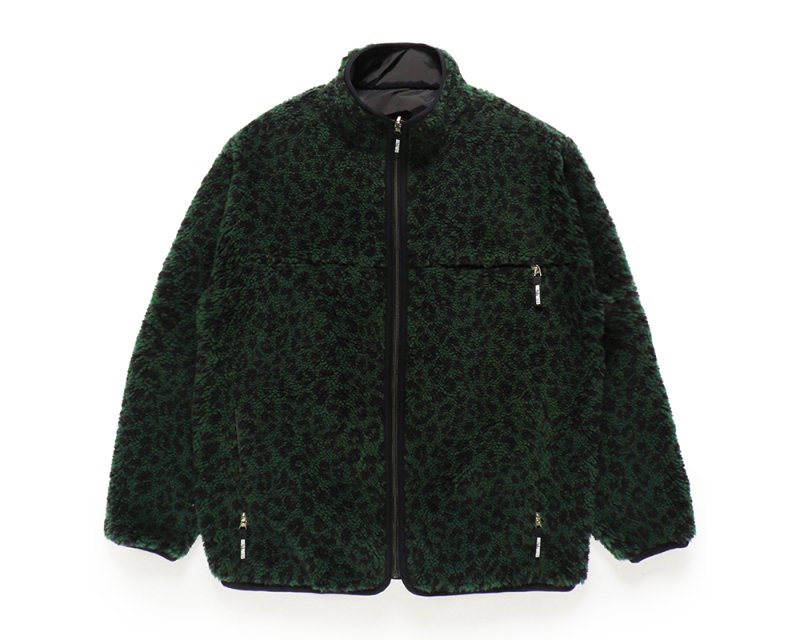 WACKO MARIA/ワコマリア/REVERSIBLE LEOPARD BOA JACKET/リバーシブル ...