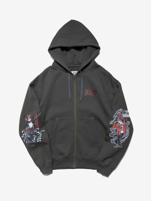 HAIGHT/ヘイト/[SCRIBE TATTOO] ZIP HOODIE/プリントジップ
